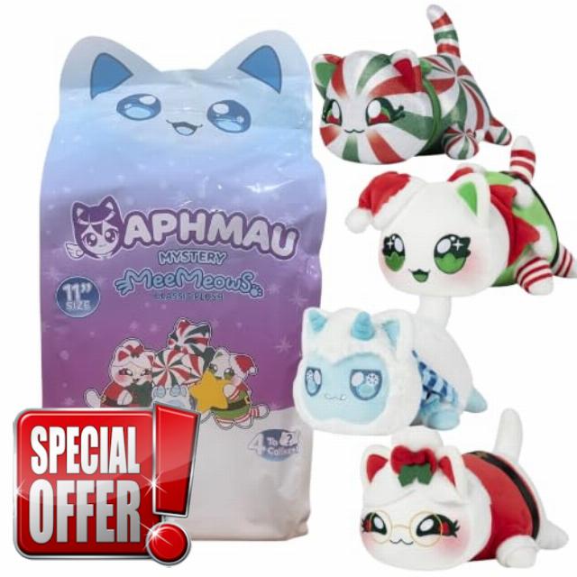 Bonkers Aphmau Mystery MeeMeows Holiday Classic Plush 11 Inch | Limited Edition 2026