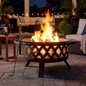 360°Rotating Grill with Adjustable Height