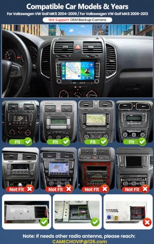 7" HD Touchscreen Car Radio with Backup Camera