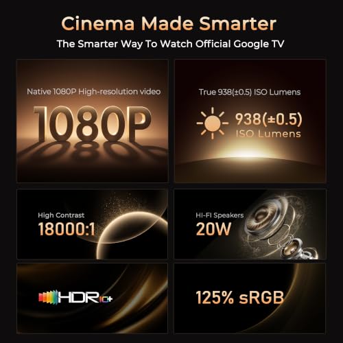 AI Voice Control X7 PRO Smart Projector with Netflix