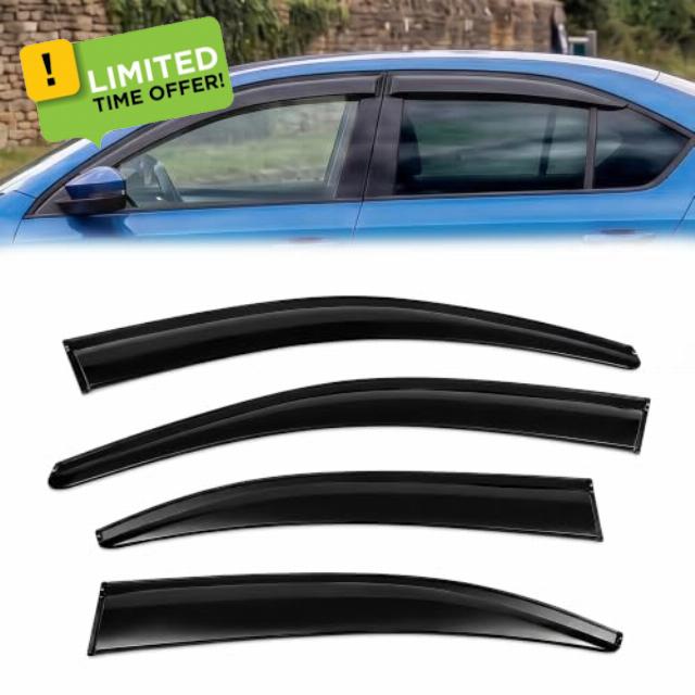 Wind Deflectors for Skoda Octavia Mk3 2013-2019 - 4pc Set