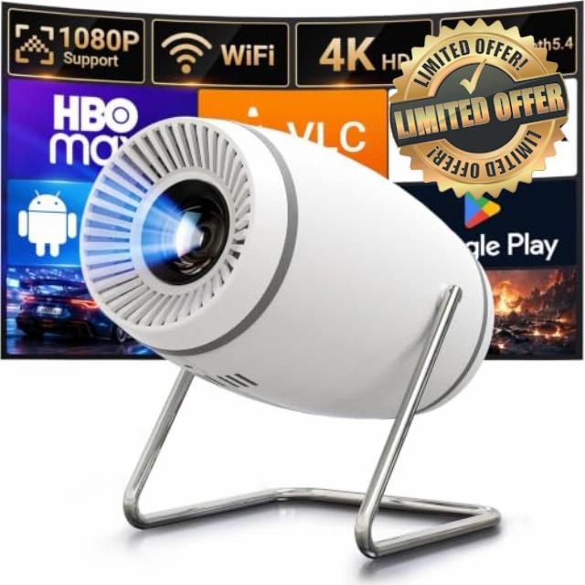 Maypug Mini Projector for Bedroom Ceiling
