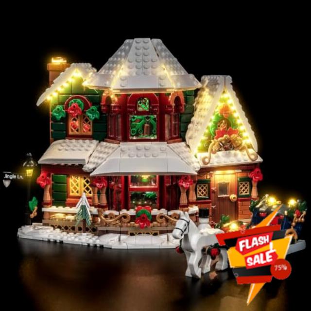 BrickBling Light Kit Compatible with Lego 11387 Holiday House (No Model)                                                          Decoration Lighting Set