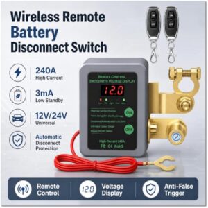 Energy-Saving Anti-Theft Battery Disconnect for Car
