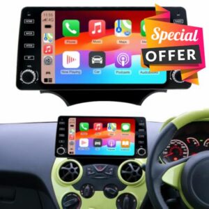 10" 4G+64G Android 14 Car Stereo Radio GPS NAV for Ford Ka 2008-2014 w/Wireless Carplay & Android Auto Double Din Car Stereo FM/RDS Radio Receiver w/AHD Rear Camera Mirror Link IPS Touch Screen SWC