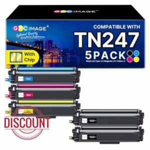 GPC Image TN247 TN-243CMYK Toner Value Pack (2BK/C/Y/M