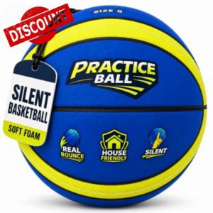Silent Foam Basketball for Indoor Dribbling – Soft Quiet Ball