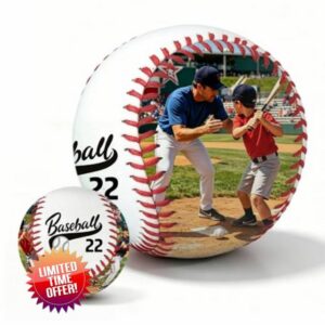 Personalised Baseball with Custom Photo
