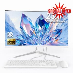 Curved 23.8" All-in-One Desktop PC