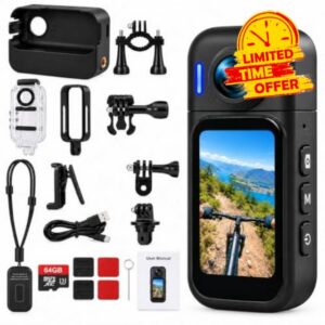 Action Camera with Touchscreen