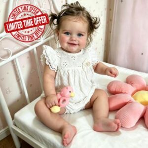 Zero pam 60cm Reborn Baby Dolls                                                          Realistic Baby Doll Rooted Hair