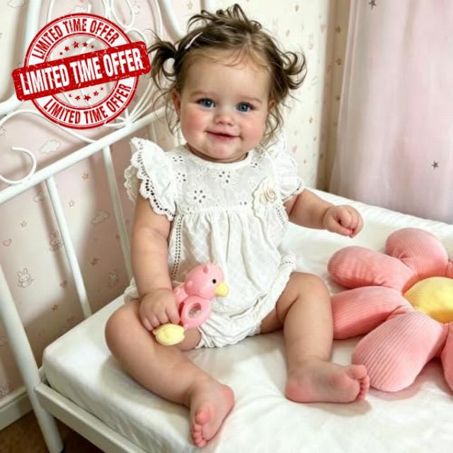 Zero pam 60cm Reborn Baby Dolls                                                          Realistic Baby Doll Rooted Hair