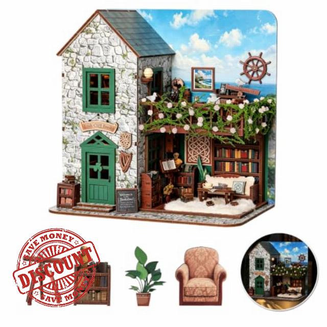 TOYQI Book Nook Kit