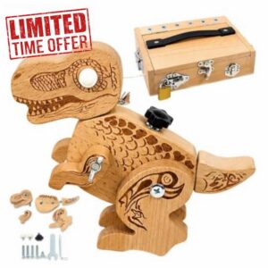 Dinosaur Wooden Building Block Toy