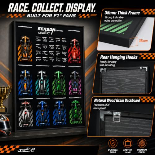 Collector Display Case for Gaming Room Bedroom Living Rooms (Cars NOT Included)