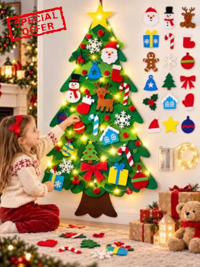 2027 New Montessori Christmas Tree for Toddlers