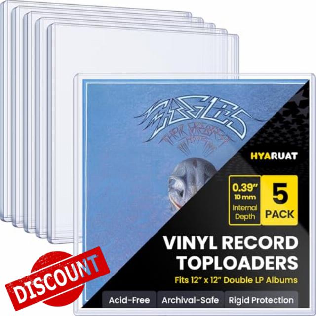 Vinyl Record Toploader 12.5 x 12.5 in