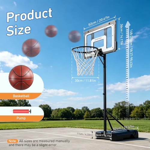 Portable Outdoor Basketball Set 148-250 cm height