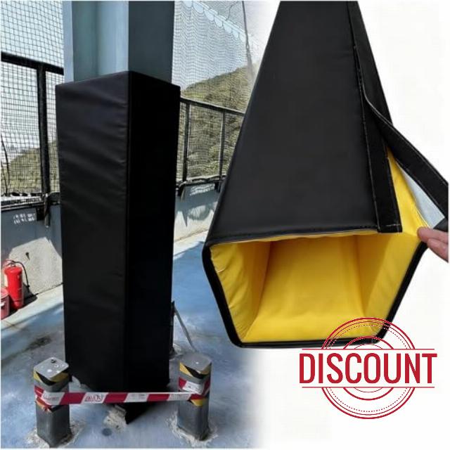 Foam Post Protector Padding for Garage and Basement & Basketball.Foam Post Protector Padding for Garage and Basement & Basketball.Post Padding Safety Pole Pads for Basement Playground Garage