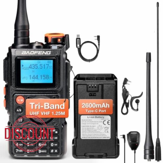 BAOFENG K6 DualBand 6W Handheld Ham Radio