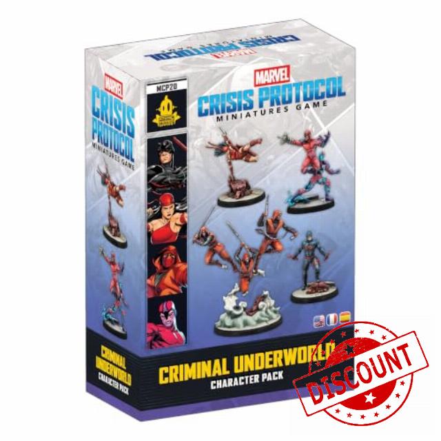 Asmodee | Marvel Crisis Protocol - Criminal Underworld | Ages 14+                                                          Competitive 2 player battle-royale game