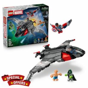 LEGO Marvel Avengers: Doomsday Quinjet 76347                                                          Toys for 9+ Year Old Boys
