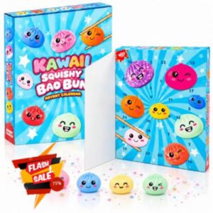 Dumpling Squishy Advent Calendar 2026 for Kids – 24 Days of Cute Dumpling Surprises