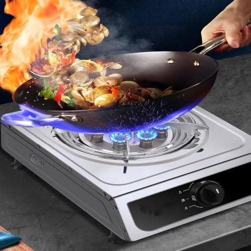 Stainless Steel Portable Tabletop Gas Stove Stainless steel gas cooker with flame failure safety cut-off