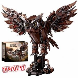 Mechanical Owl Building Blocks Set