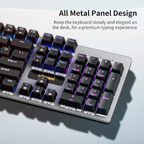 Wired Mechanical Keyboard Full-size QWERTY Wired Mechanical Gaming Keyboard