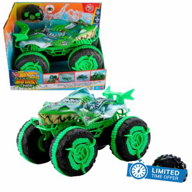 Hot Wheels Monster Trucks All-Terrain Great Bite RC                                                          Remote-Control Toy