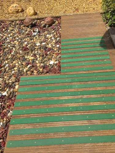 50mm wide pre-drilled GRP strips for decking