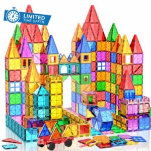 iKidiki Magnetic Tiles For Kids 120PCS