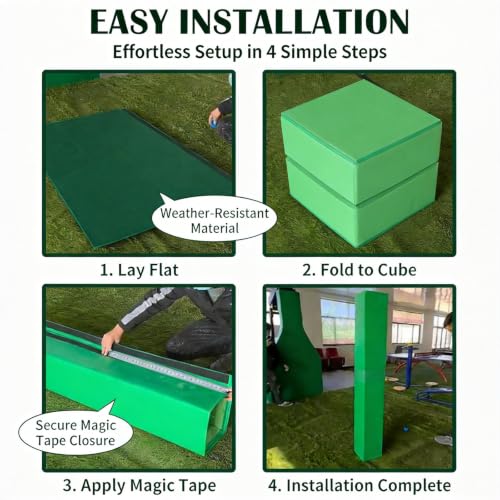 Exterior Wrap-Around Foam Padding Square For Summer Camps/Tournament Venues
