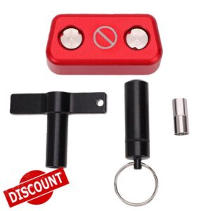 OBD Port Lock OBD Port Protector Locking Device Aluminum Alloy Anti Theft Tool with Specialized Key for Cars SUVs Trucks