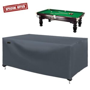 Chinchilla 7'8'9'FT Pool Table Cover Full Coverage