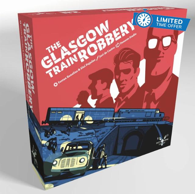 The Glasgow Train Robbery 2 Player Board Game