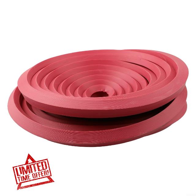 10M Red TPR Rubber Strip Pool Table Bumpers