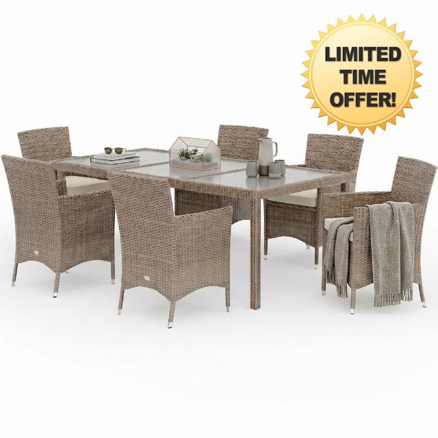 CASARIA® Rattan Garden Furniture Set