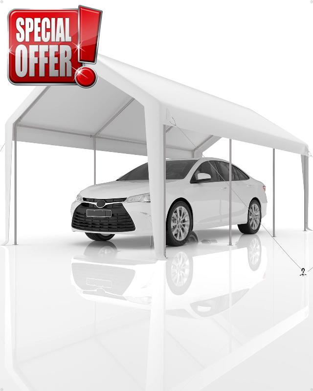 Heavy Duty Carport Replacement Canopy Cover 13x20 ft