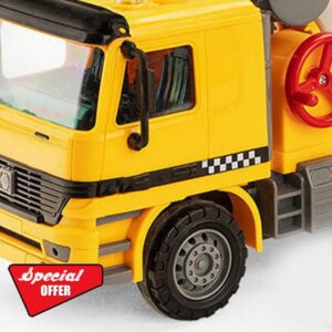 Annadue Oversized Cement Mixer Truck Toy with Rotating Drum for Kids                                                          Oversized Simulation Truck