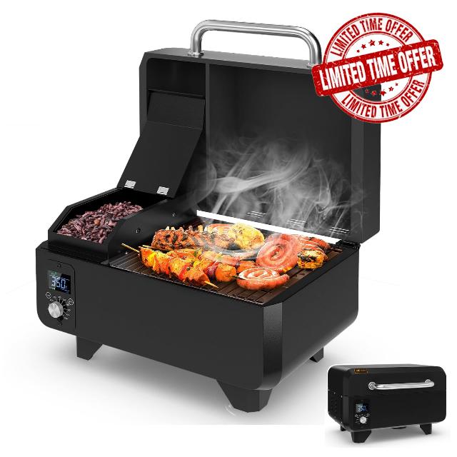 COSTWAY Portable Wood Pellet Grill