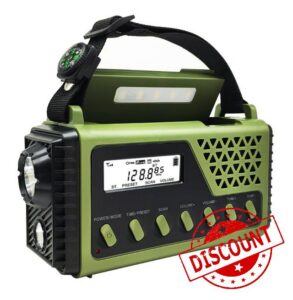 Nordspur Crankonix Hand Crank Emergency Radio (Green)