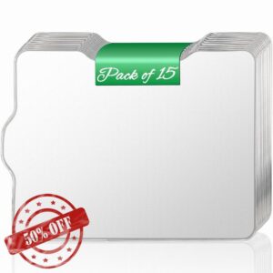 BAC506 Drip Tray Liner for Traeger Ironwood 650 Grill Aluminum Foil Liners Replacement BAC565 Collecting Grease Pan Pellet Smoker Parts BBQ Accessory 15-Pack