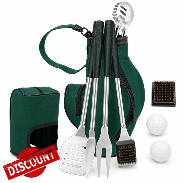 6-Piece Golf BBQ Tool Set