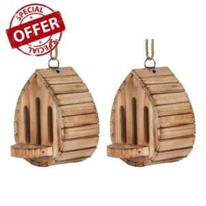 Wooden Hanging Butterfly House
