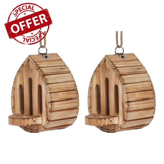 Wooden Hanging Butterfly House