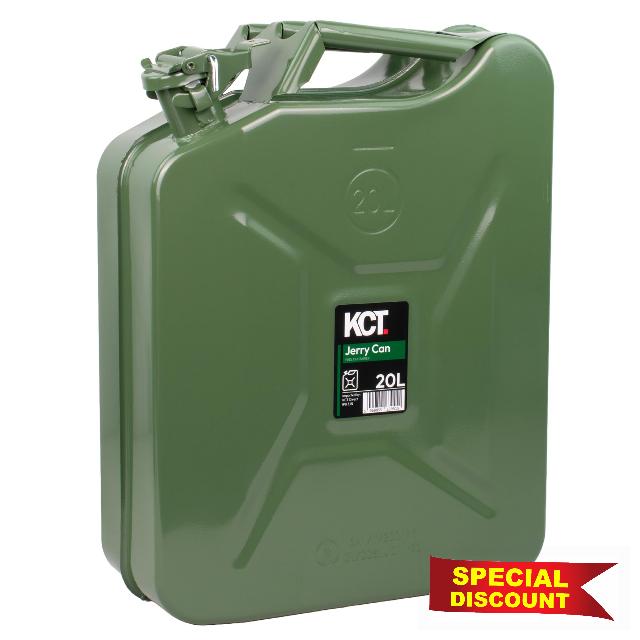 KCT 20L Jerry Can Fuel Petrol Diesel Gas Storage Container for Vehicle Ca