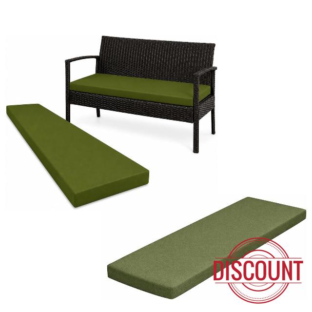 Outdoor Garden Bench Cushion Pad 2 Seater