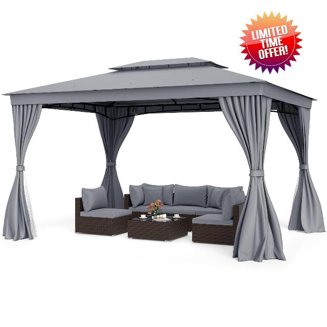 TANGZON 10 x 13 ft Patio Gazebo